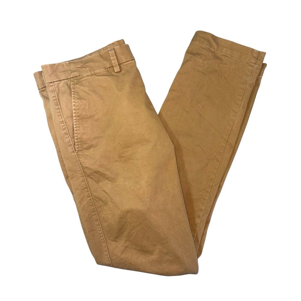 EUC Gap Essential Khaki Skinny‎ Fit Palomino Brown Chino Pants Men’s Size 33X32 - Picture 9 of 10